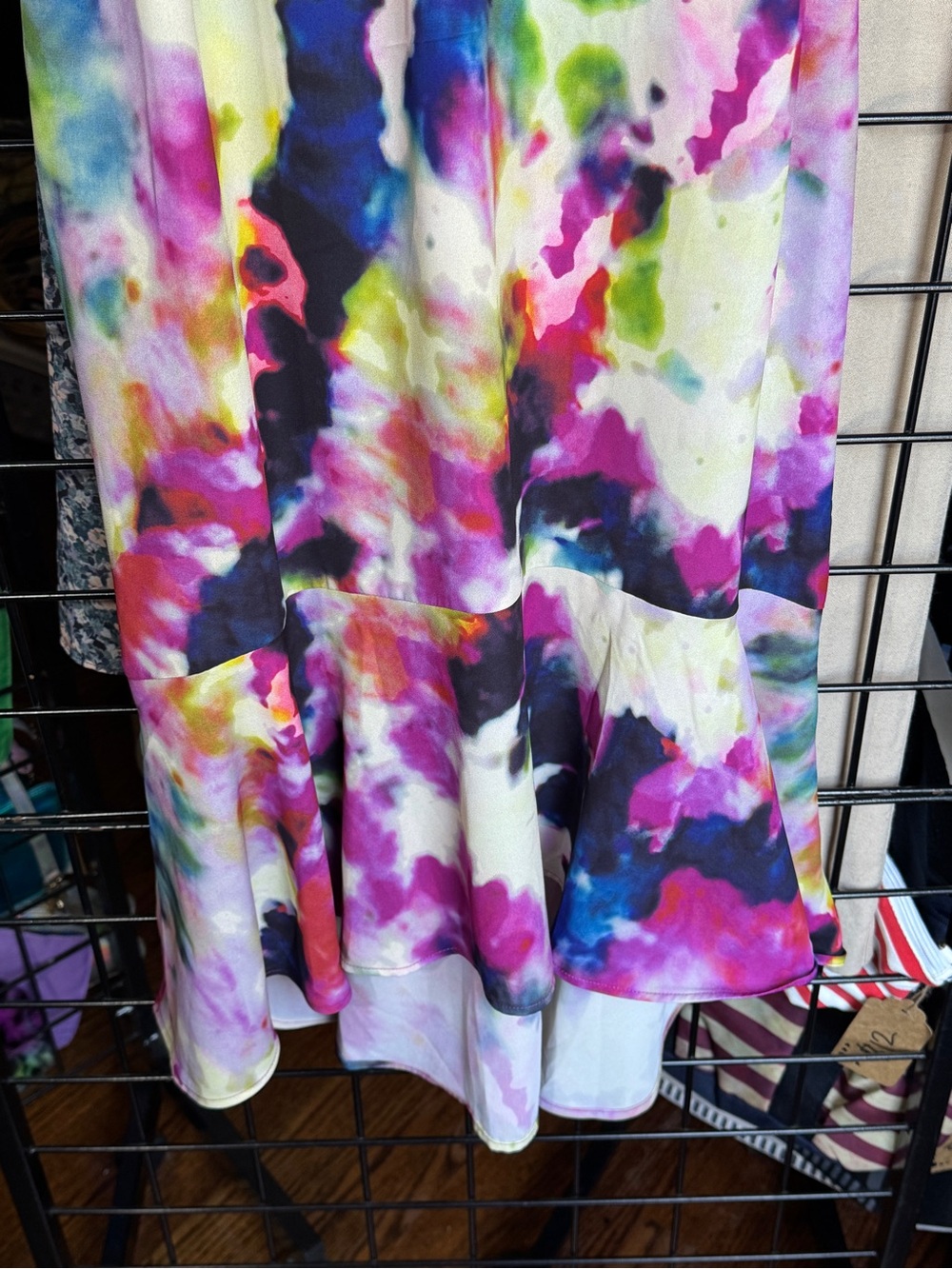 CAbi Celebrations Watercolor Tie Dye Dress - Picture 5 of 7